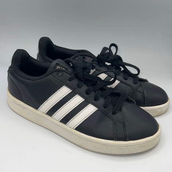 adidas Shoes - Adidas Grand Court Leather Sneakers, black/ white, Women’s 8.5
